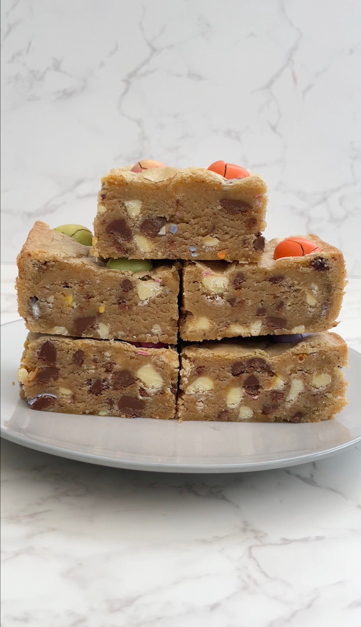 Smarties Mini Egg Cookie Bars