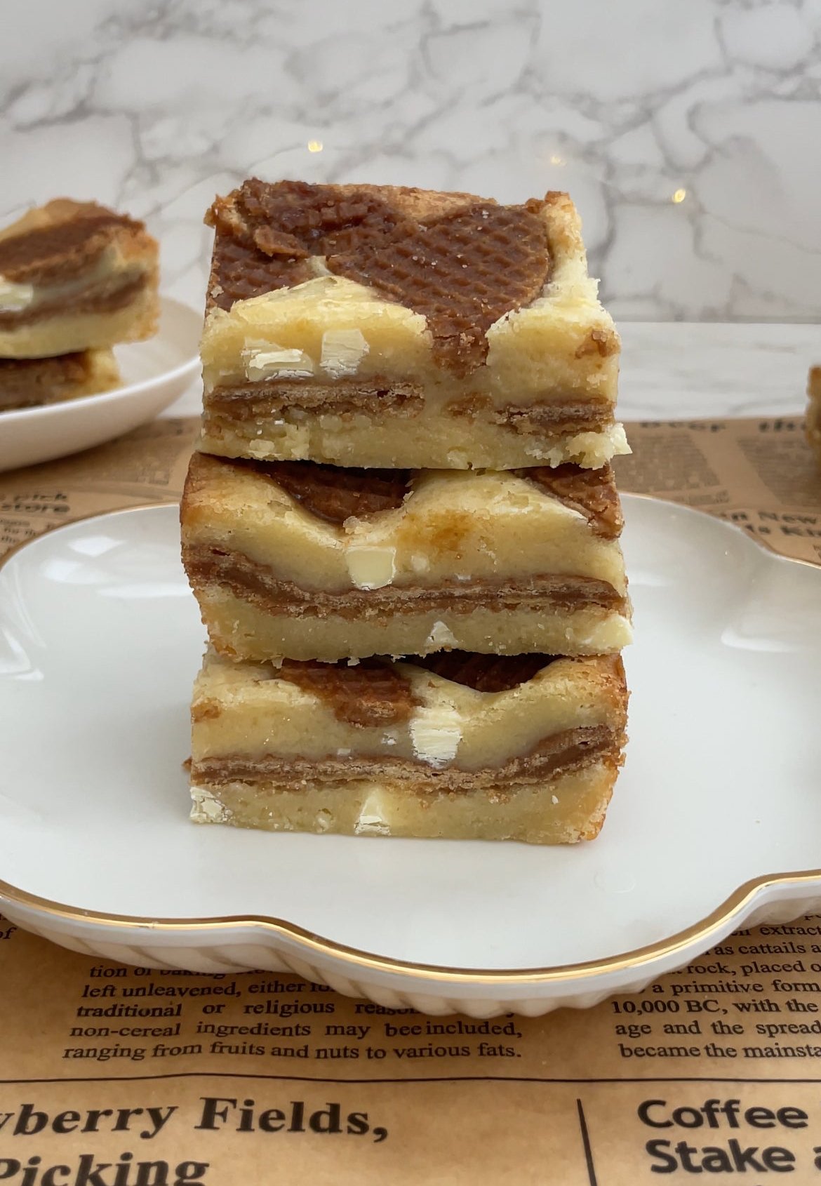 Stroopwafel Blondies Recipe