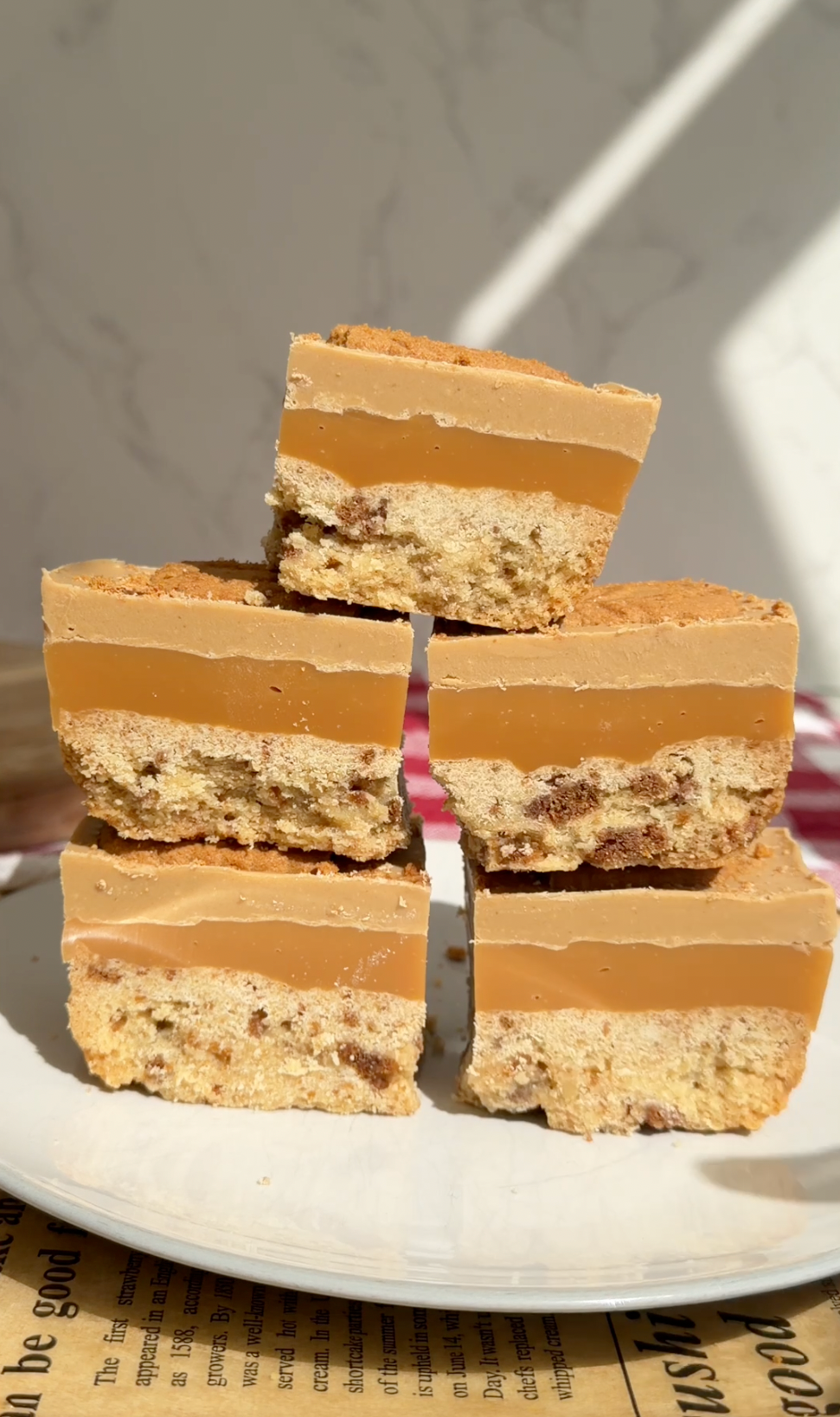 Biscoff Millionaire Shortbreads (Small Batch) Recipe