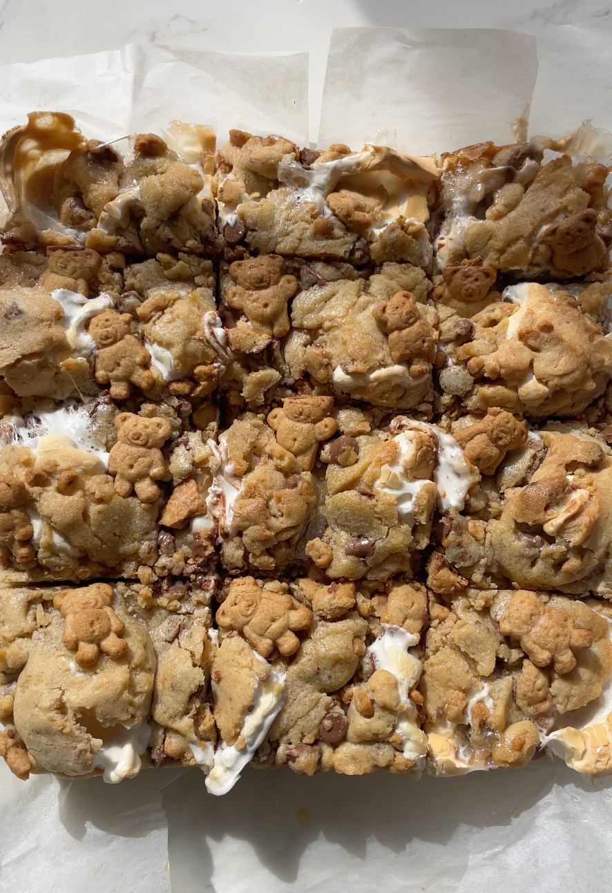 Teddy Graham S'mores Cookie Bars Recipe