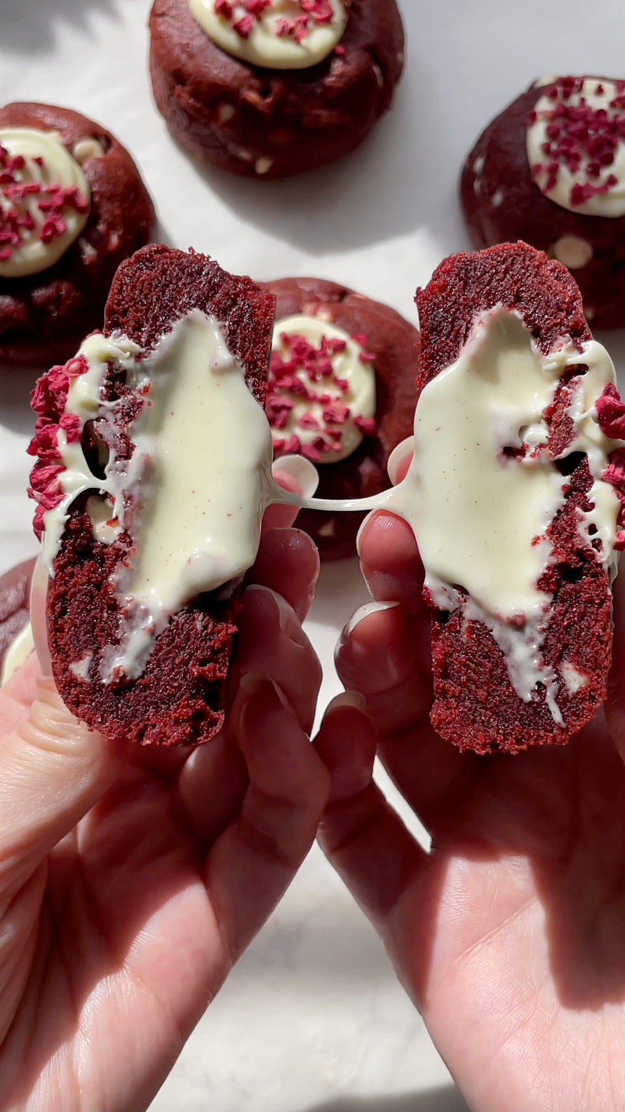 Red Velvet NYC Cookies Recipe