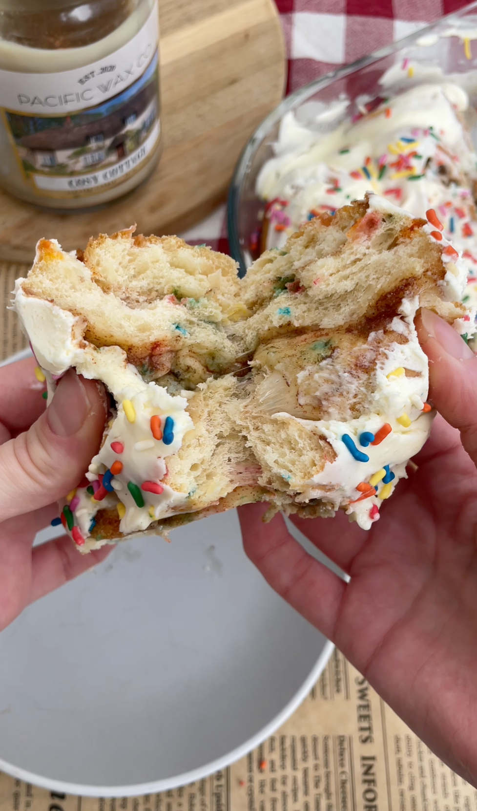 Funfetti Cinnamon Rolls Recipe