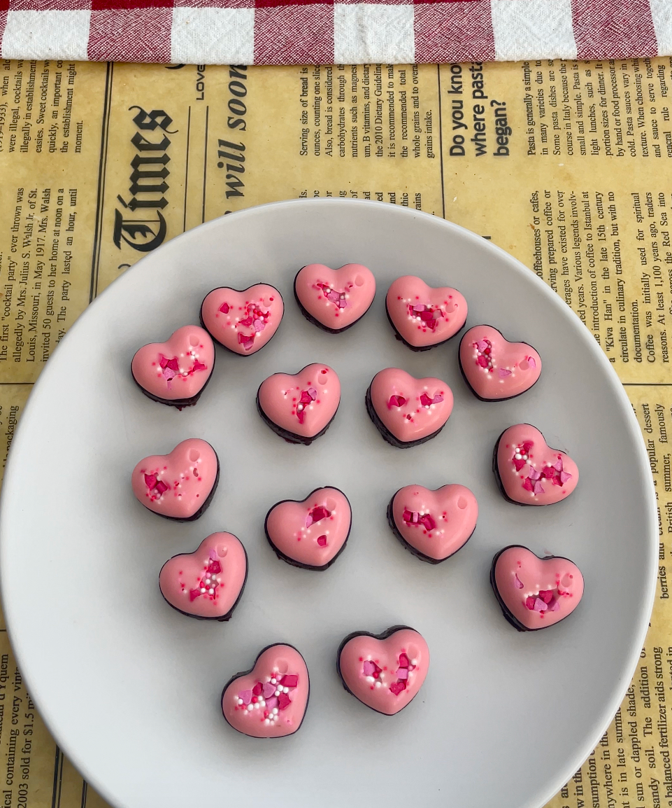 Valentines Mini Brownie Bites Recipe