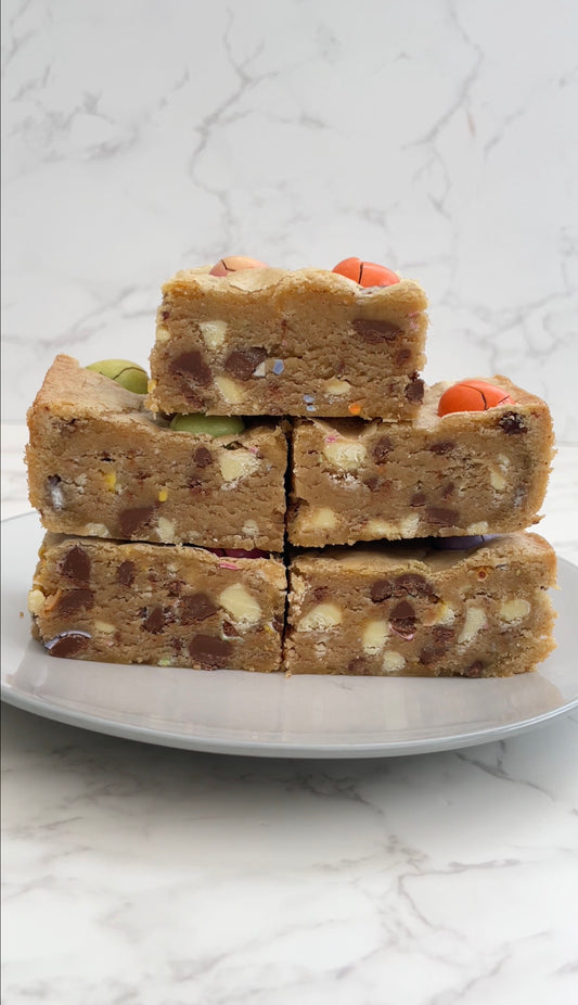 Smarties Mini Egg Cookie Bars