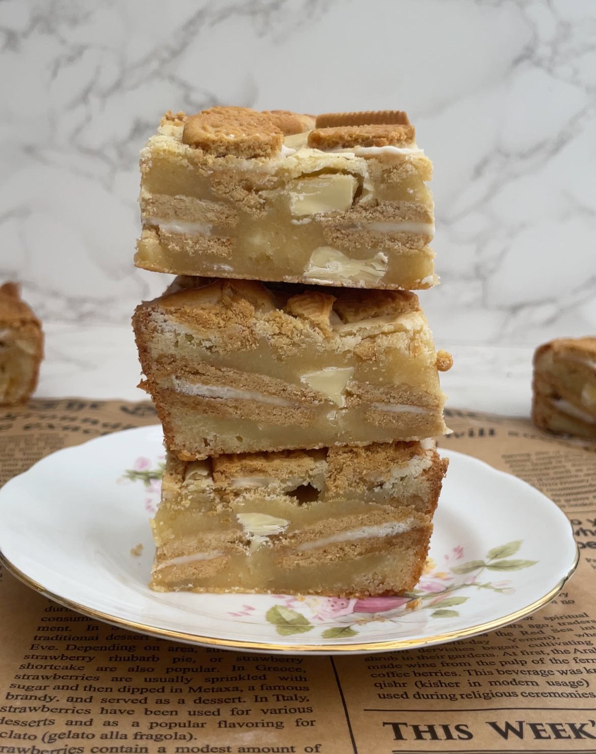 Golden Oreo Blondies