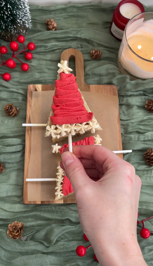 Santa Hat Cookie Bars Recipe