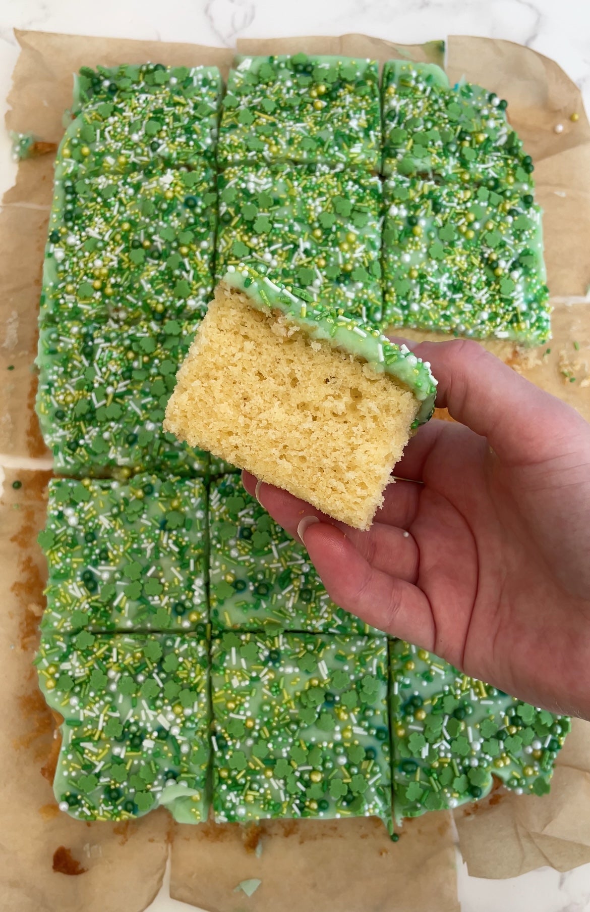 St Patrick's Day Old School Cake Recipe