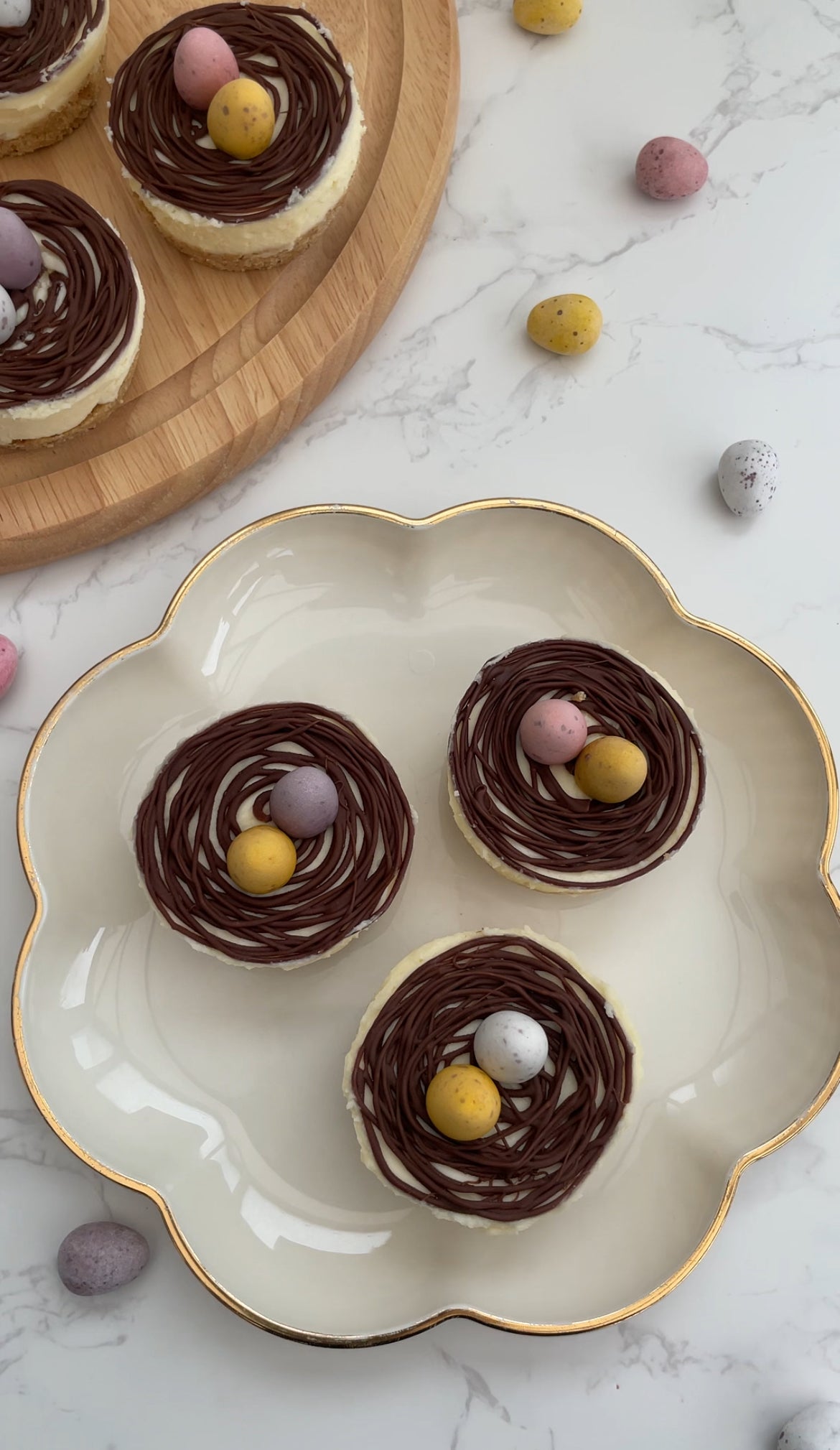 Mini Egg Cheesecakes Recipe
