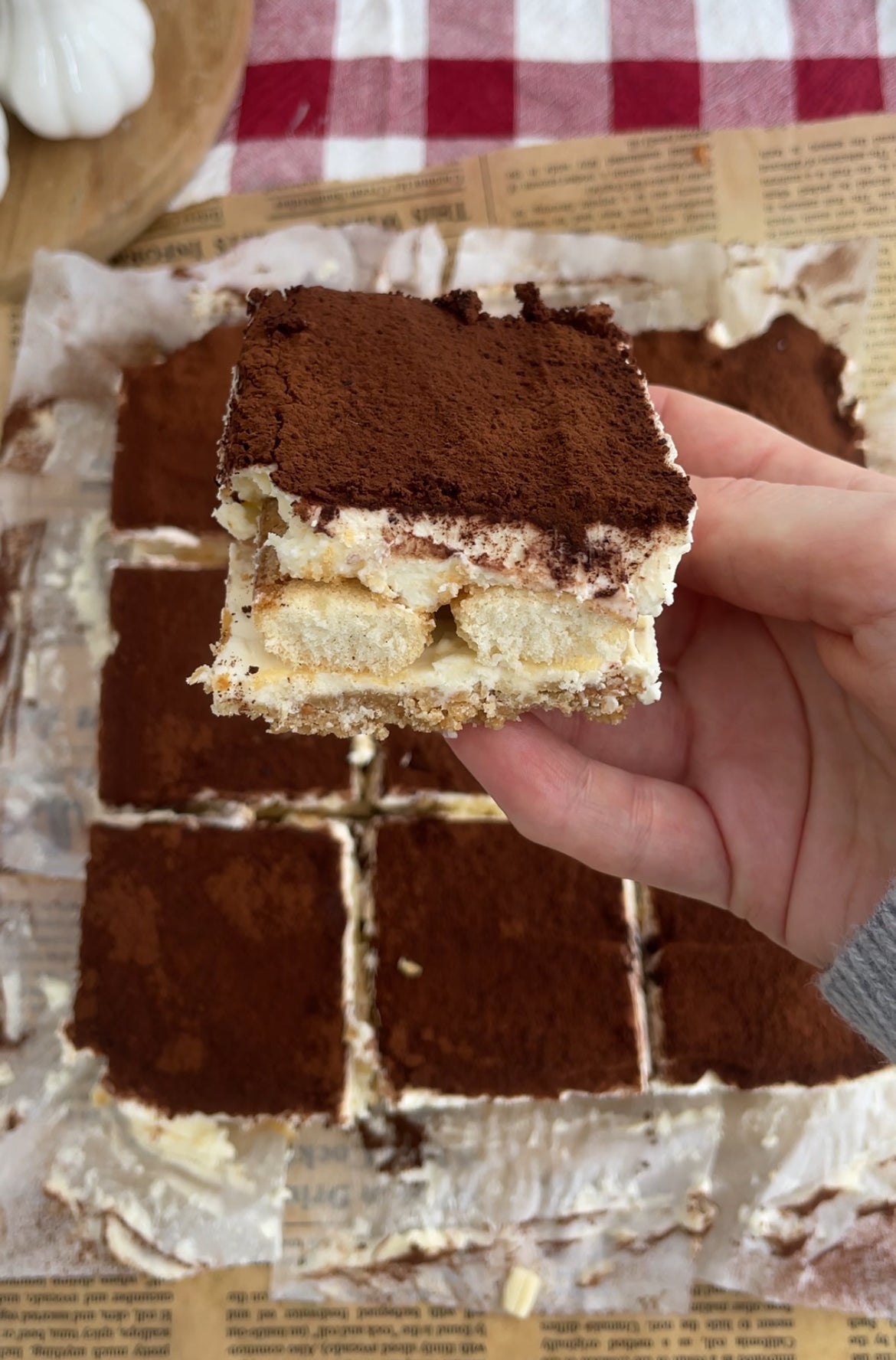Tiramisu Bars Recipe