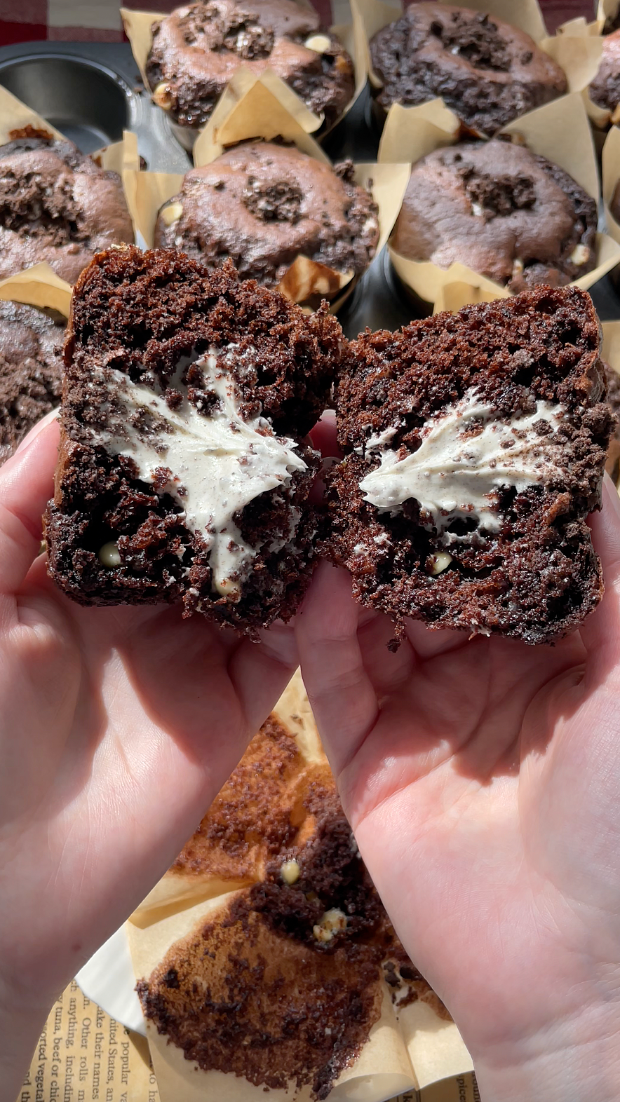 Oreo Cookies and Cream Muffins