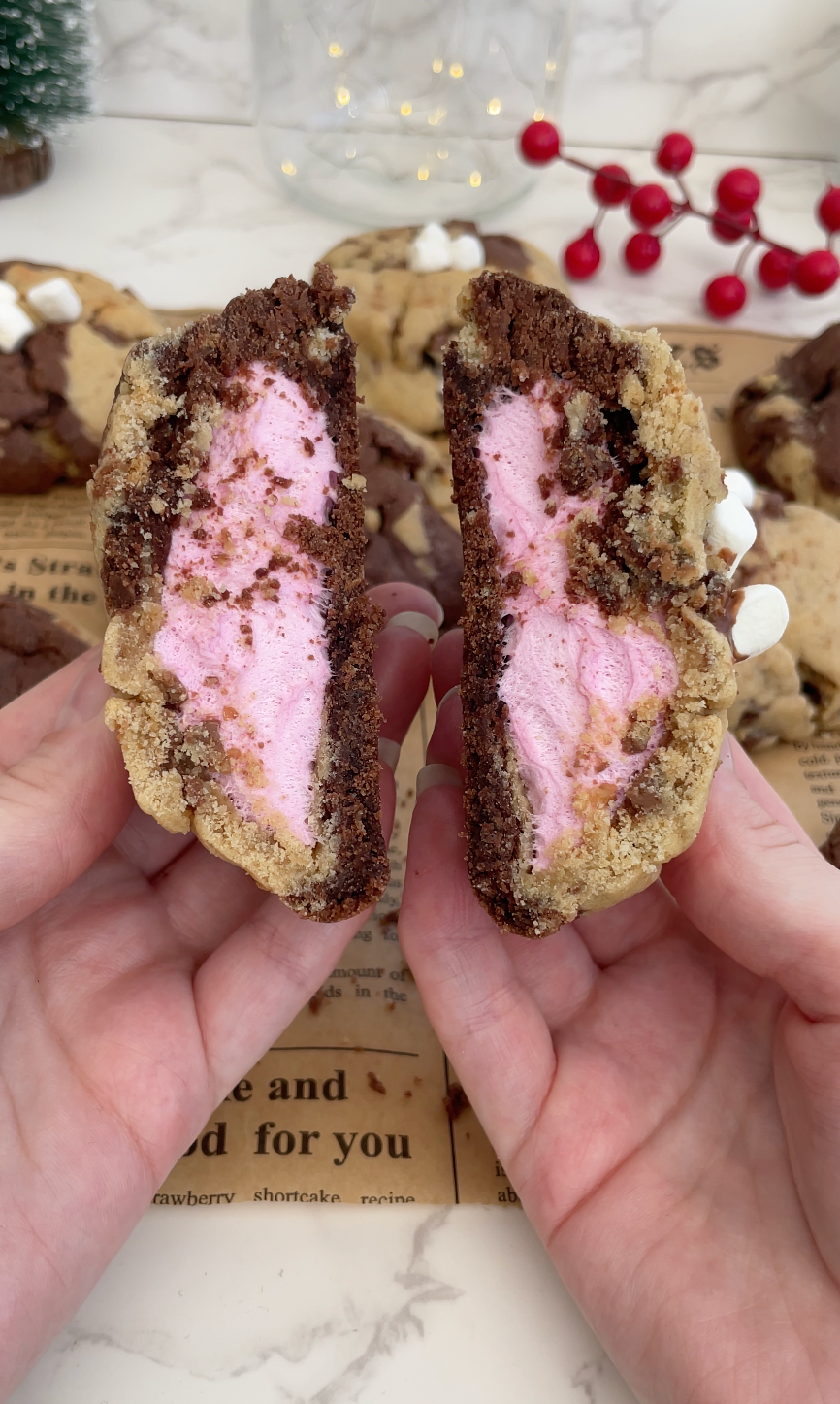 Christmas NYC S'mores Cookies Recipe