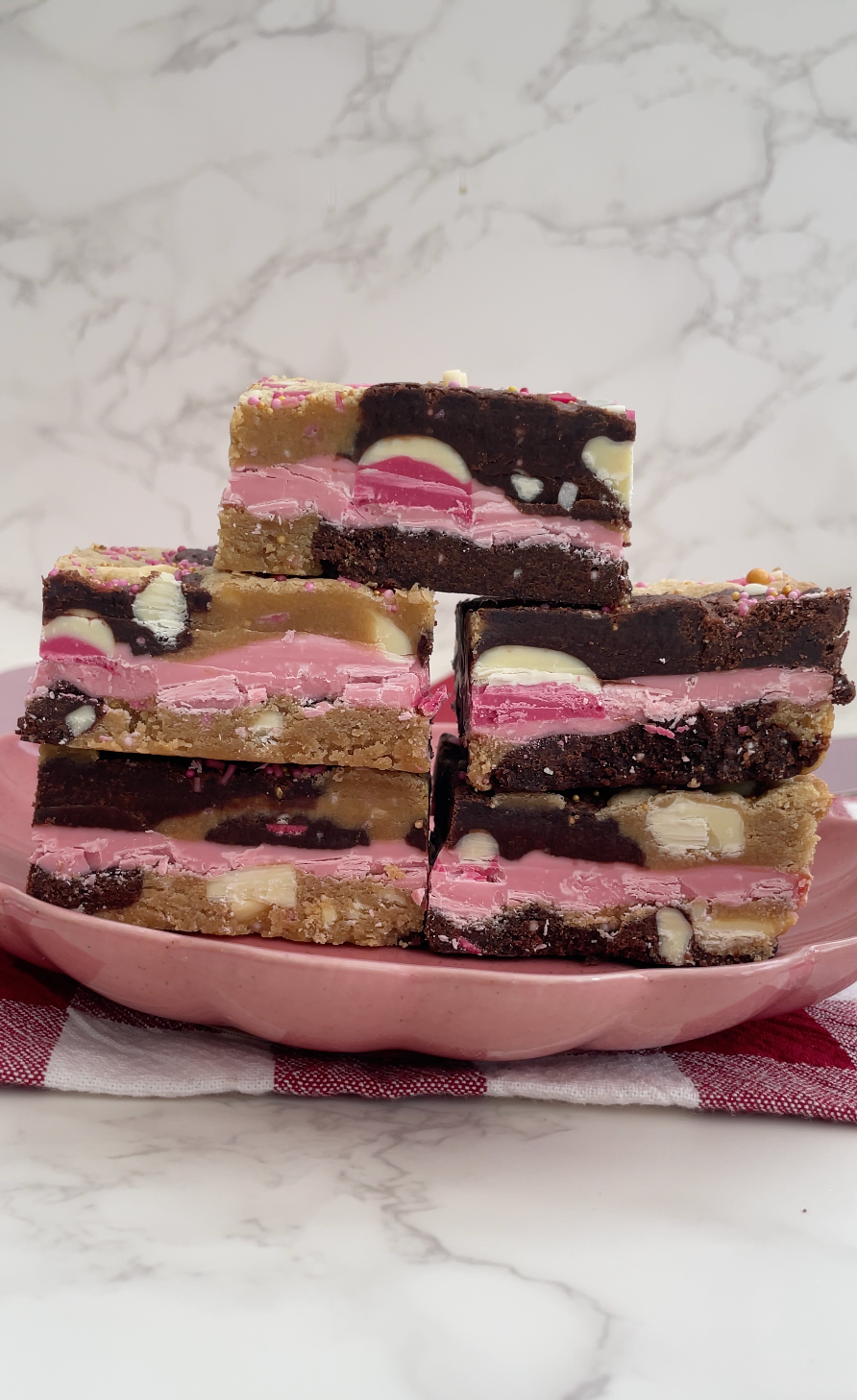 Valentines Cookie Bars Recipe