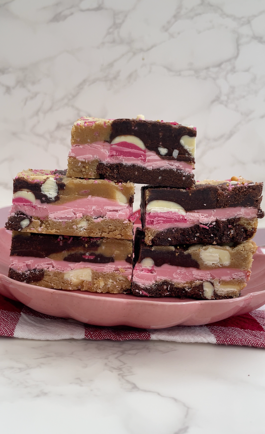 Valentines Cookie Bars Recipe