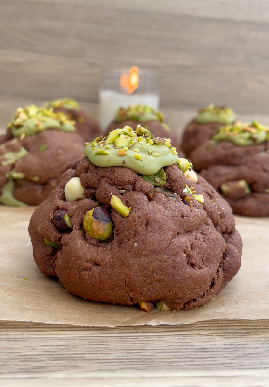 Chocolate Pistachio NYC Cookies Recipe
