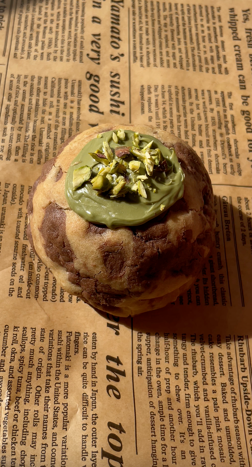 Single Serve Giant Pistachio Cookie Recipe