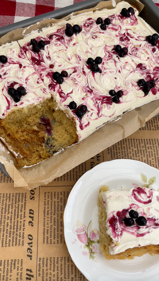 Blueberry Sheet Cake Recipe