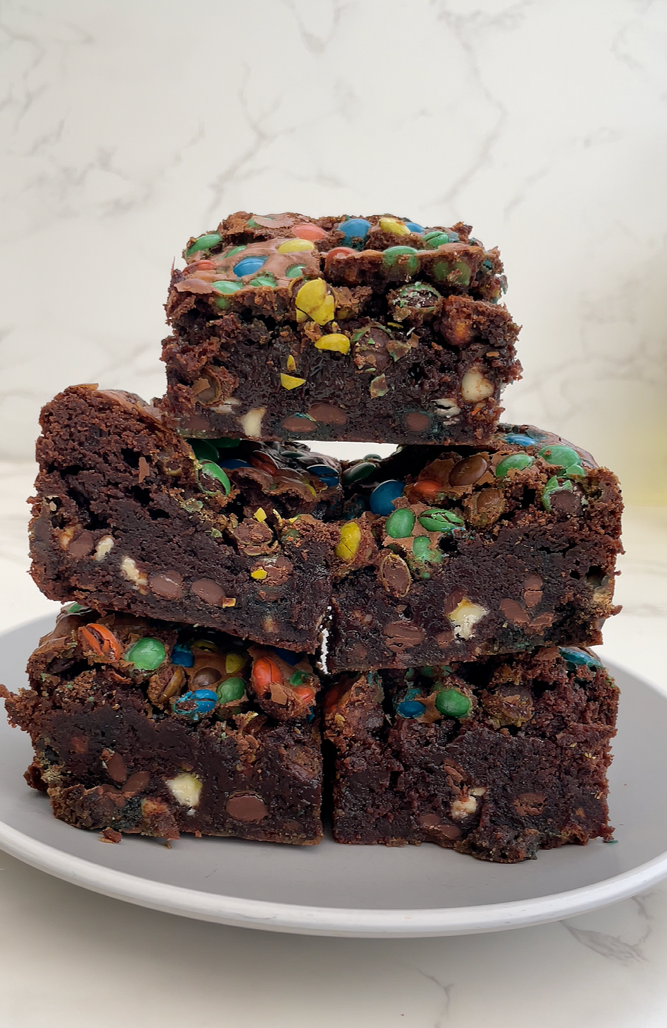 Mini M&M Brownies Recipe