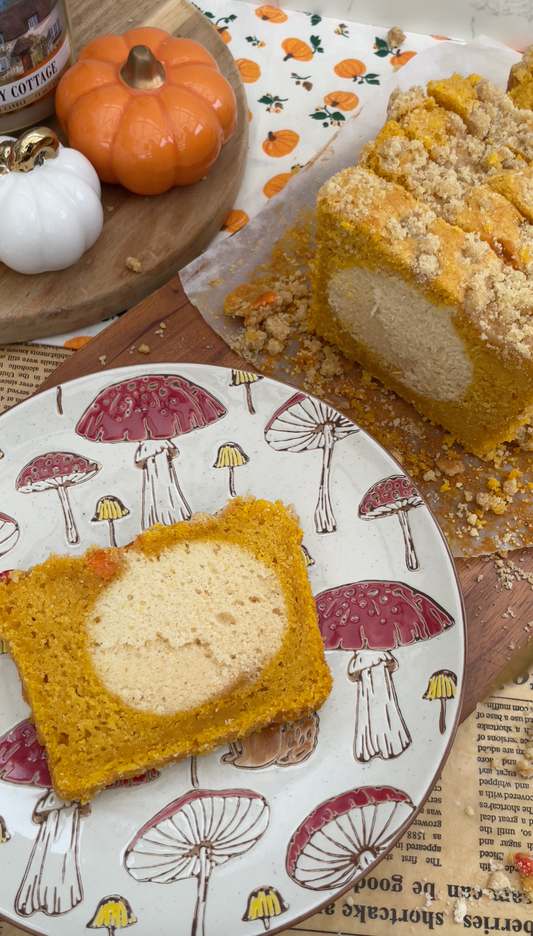 Pumpkin Crumble Loaf Cake Recipe