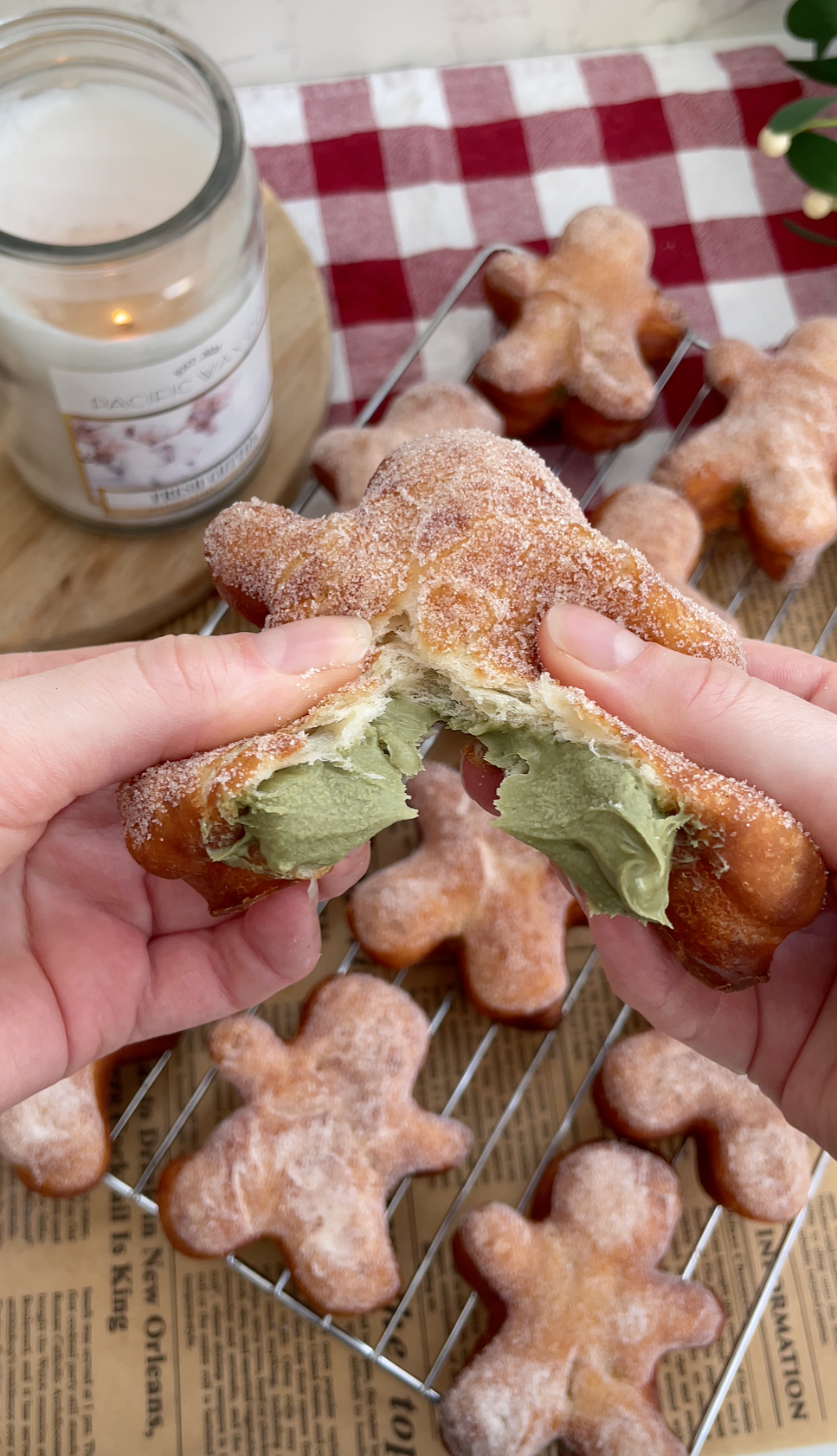 Gingerbread Men Donuts Recipe