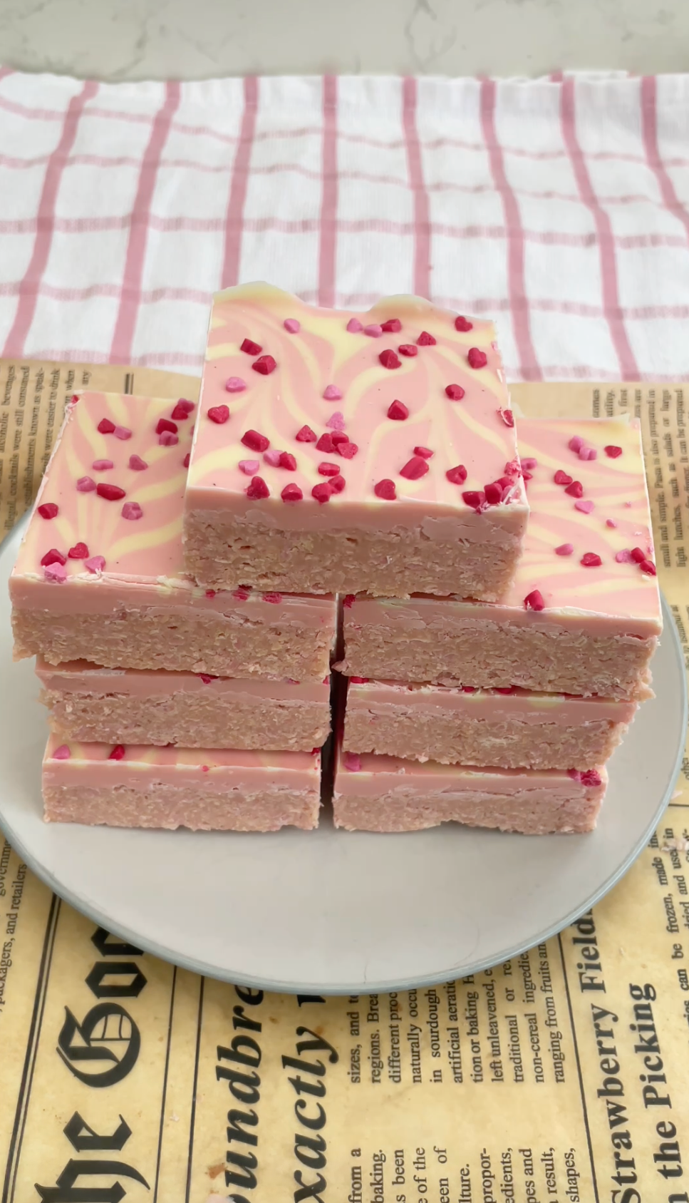 Valentines No Bake Bars Recipe
