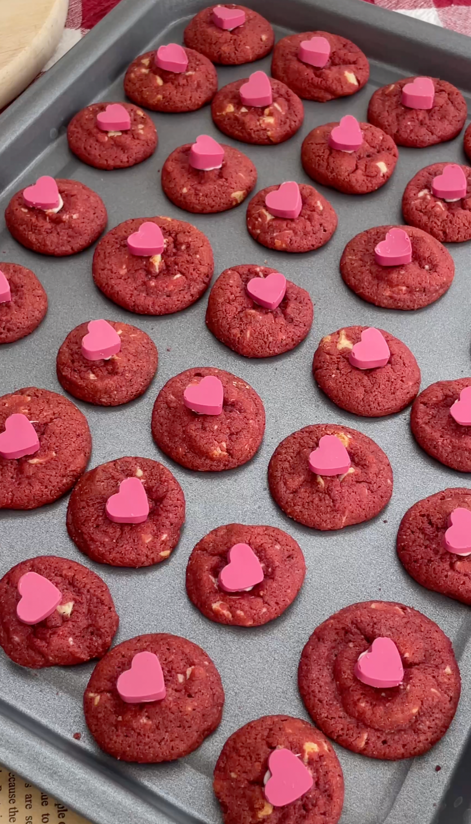 Mini Red Velvet Cookies Recipe