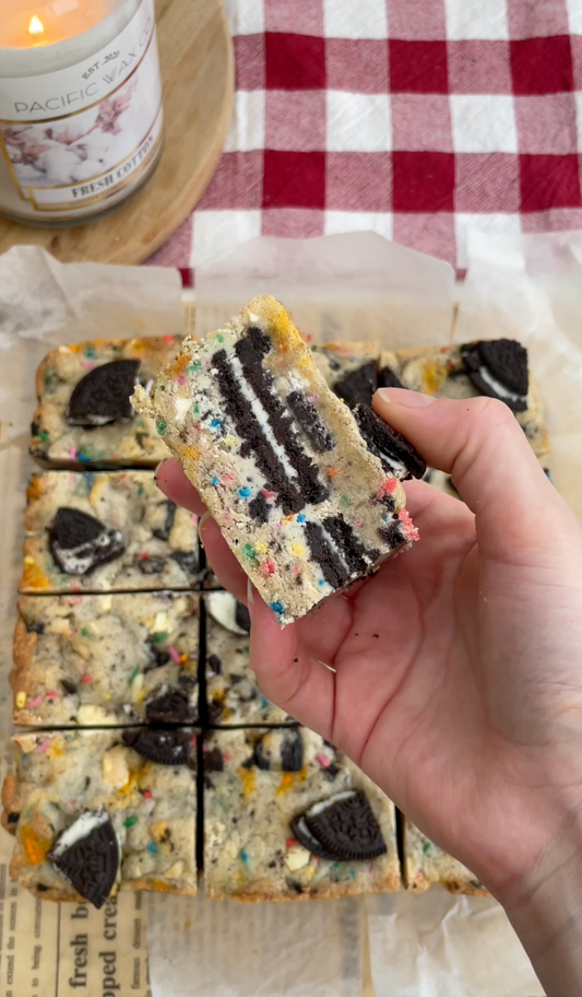 Funfetti Oreo Cookie Bars Recipe