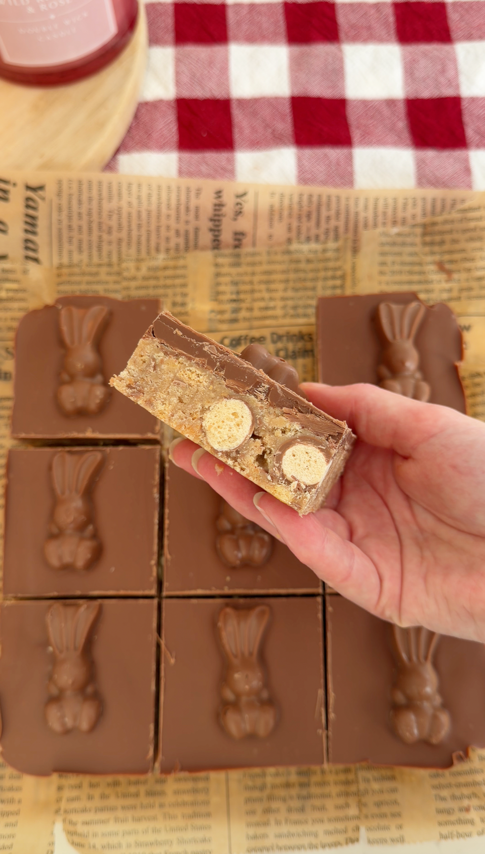 Malteser Bunny No Bake Bars Recipe