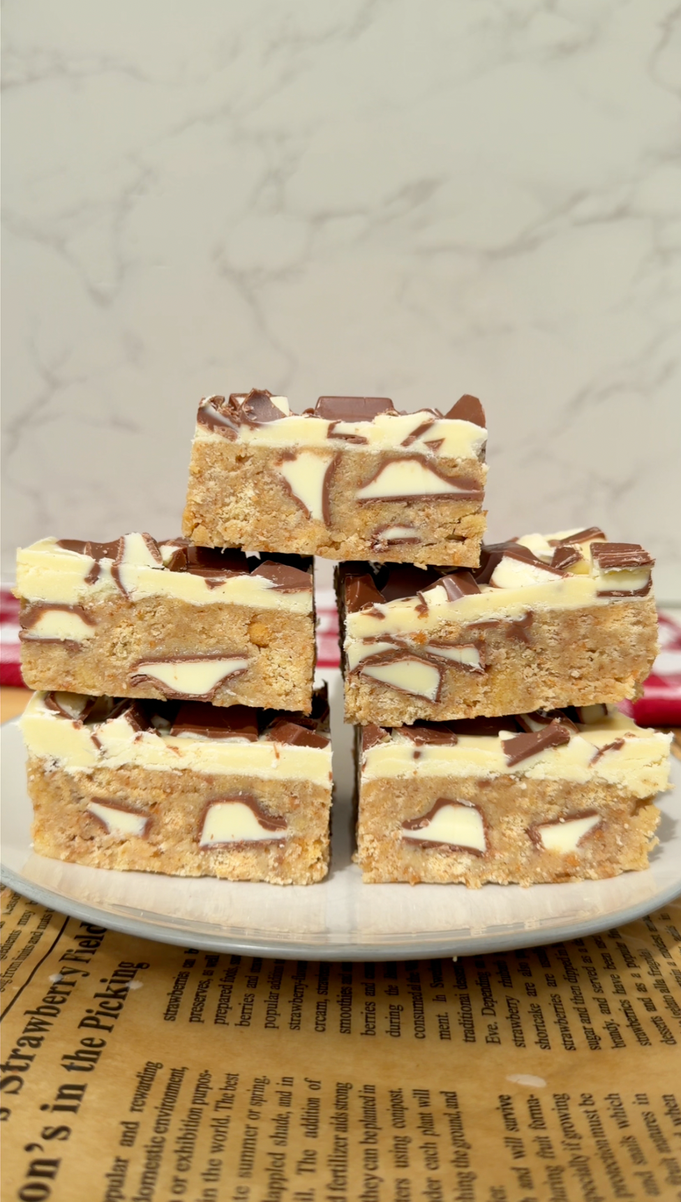 Kinder No Bake Bars Recipe