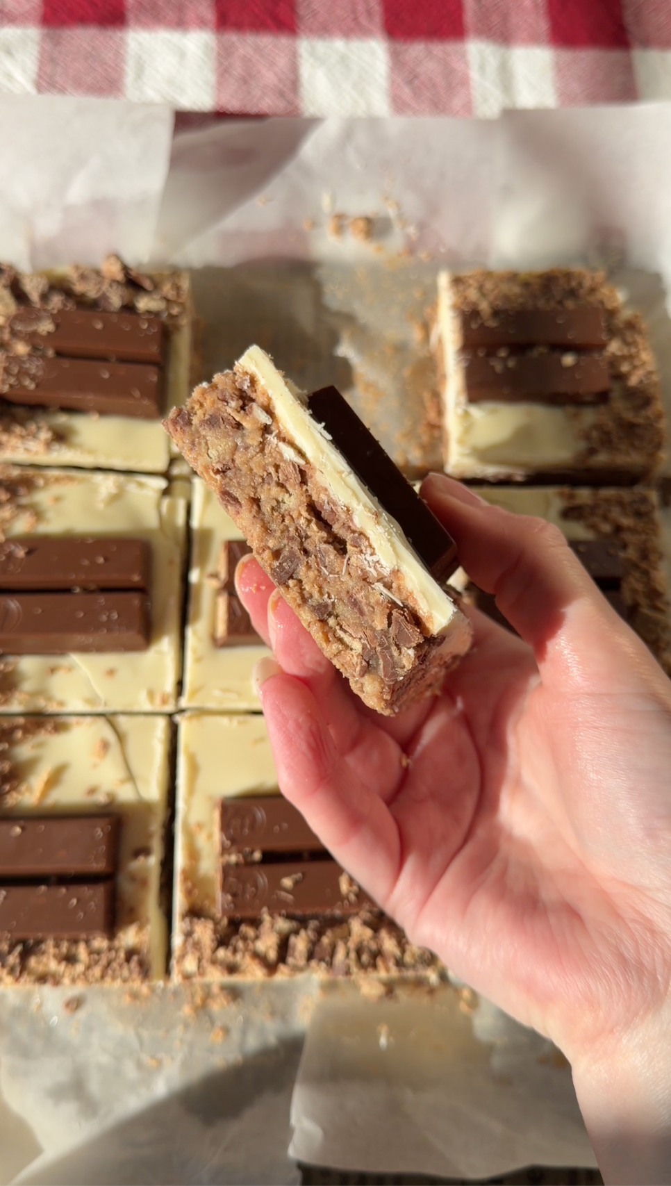 KitKat No Bake Bars Recipe