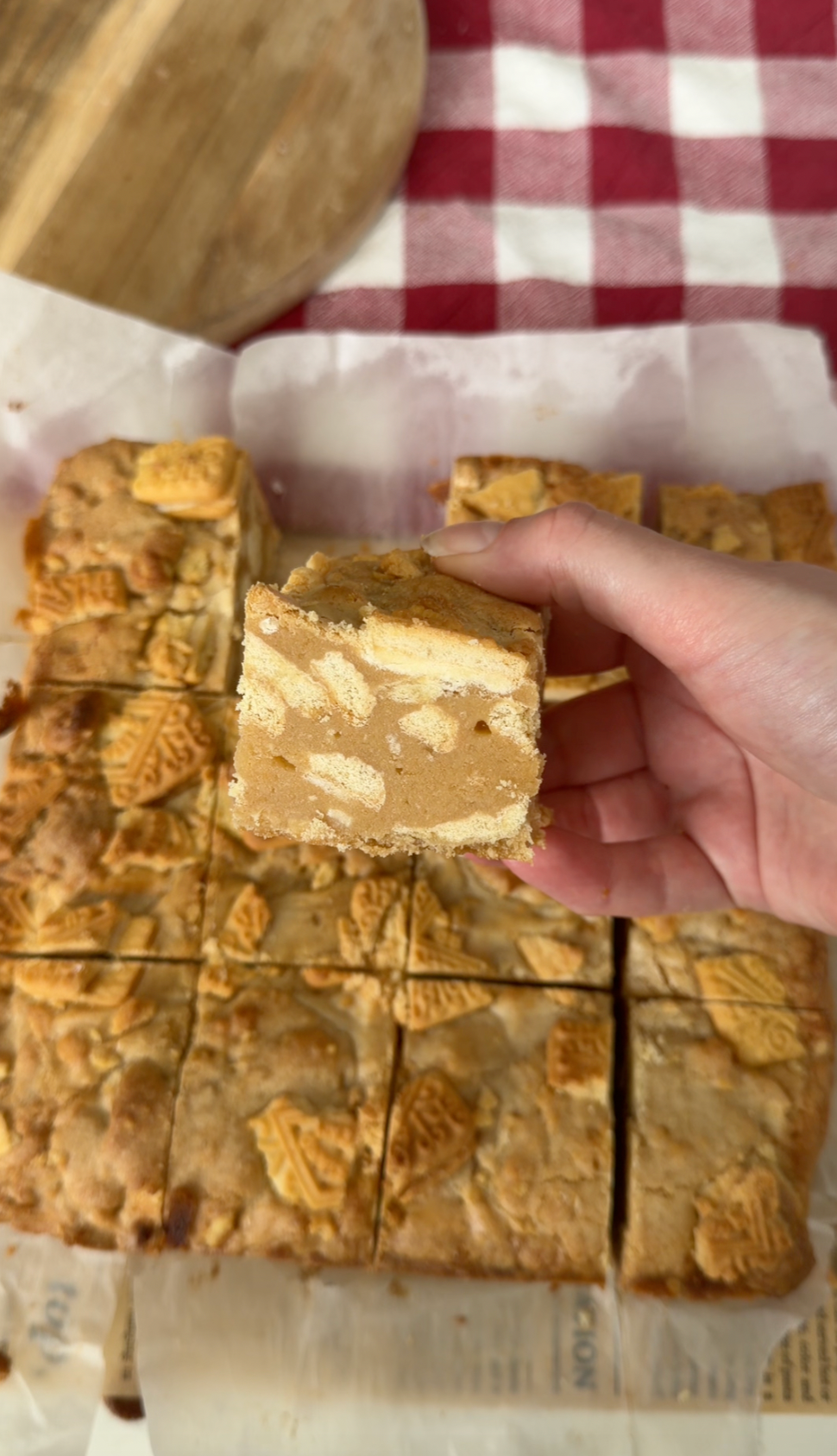Custard Cream Blookies Recipe