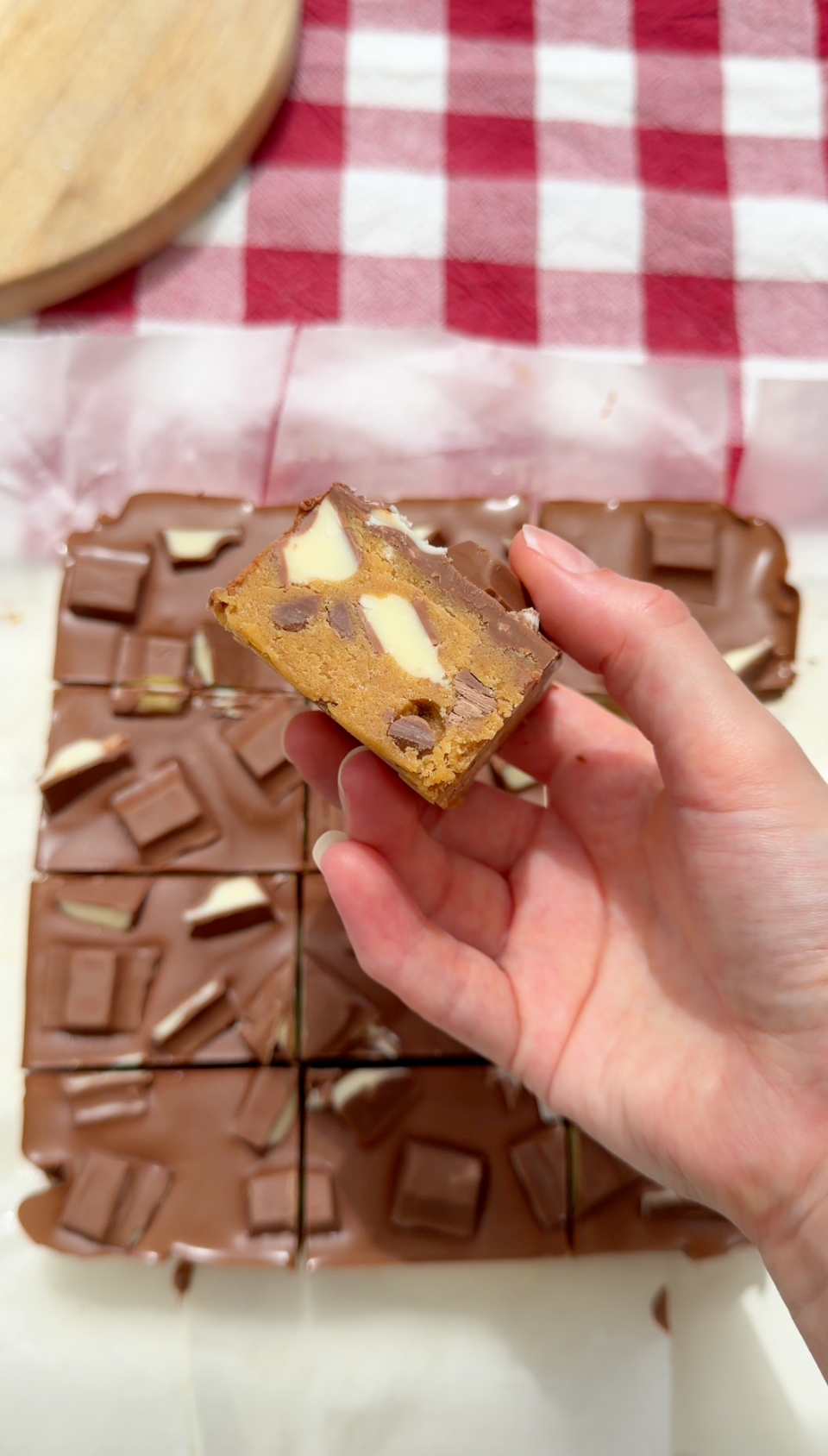 Kinder Cookie Dough Bars Recipe