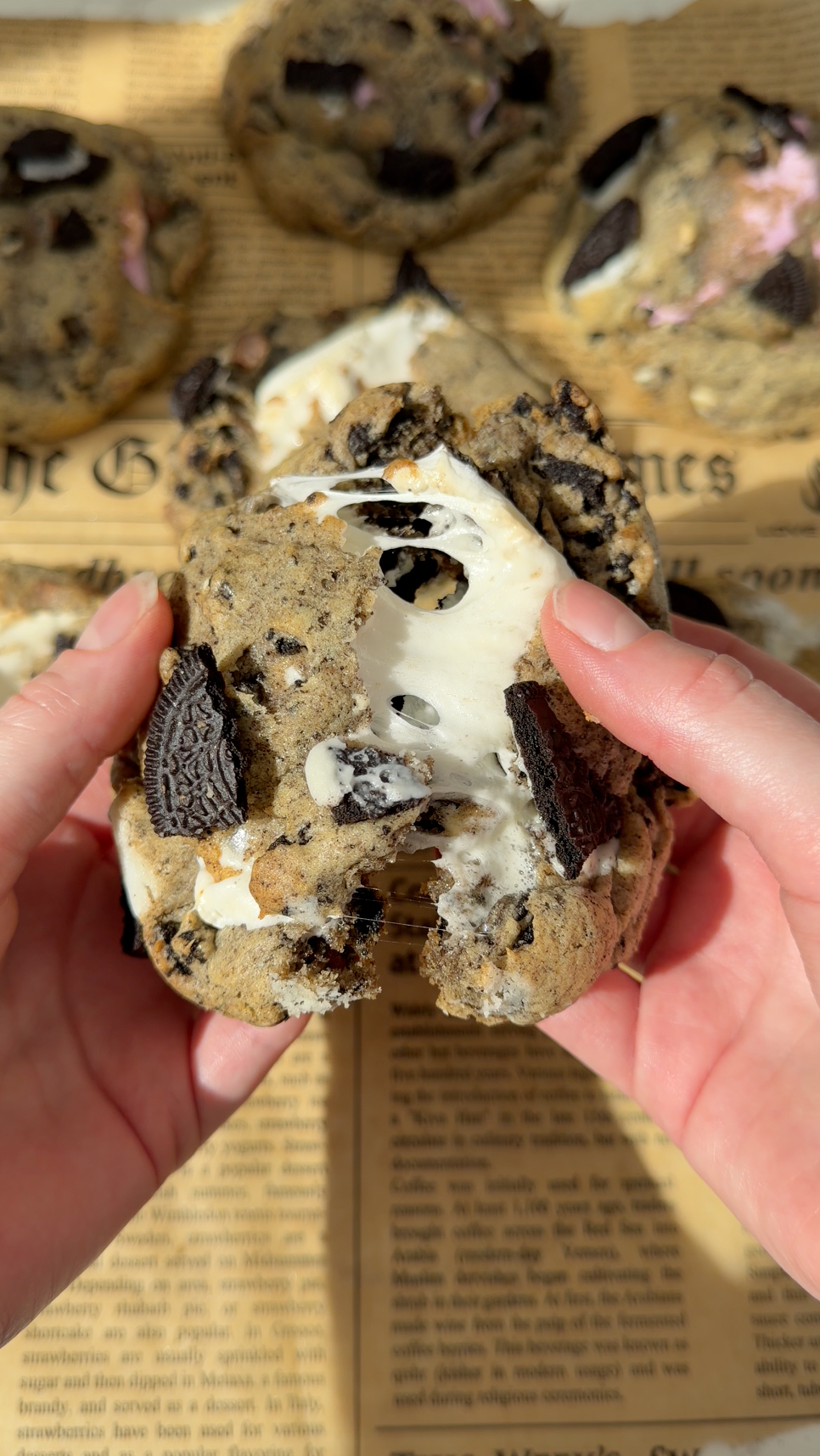 Oreo S'mores NYC Cookies Recipe