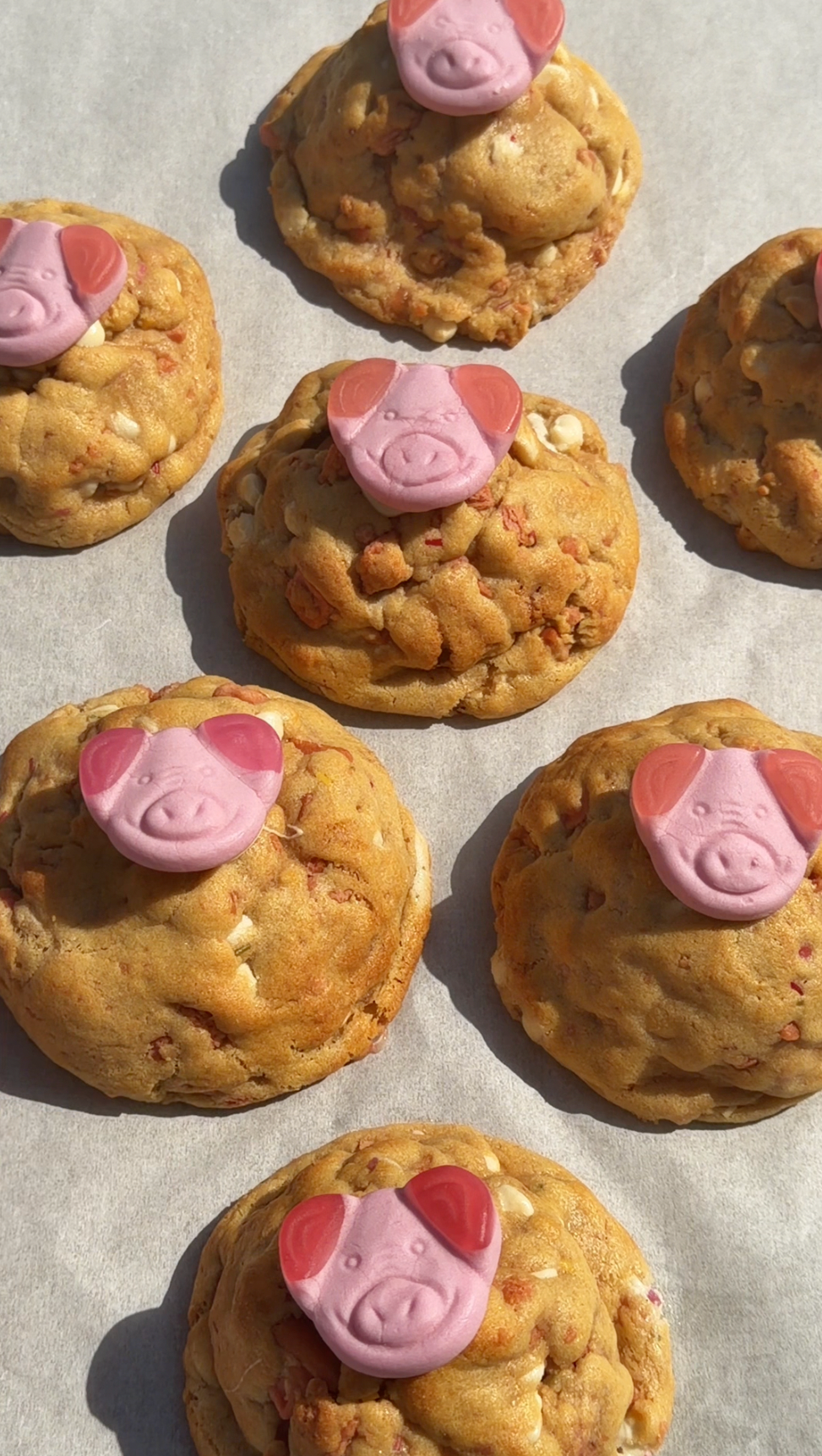 Percy Pig NYC Stuffed Cookies Recipe