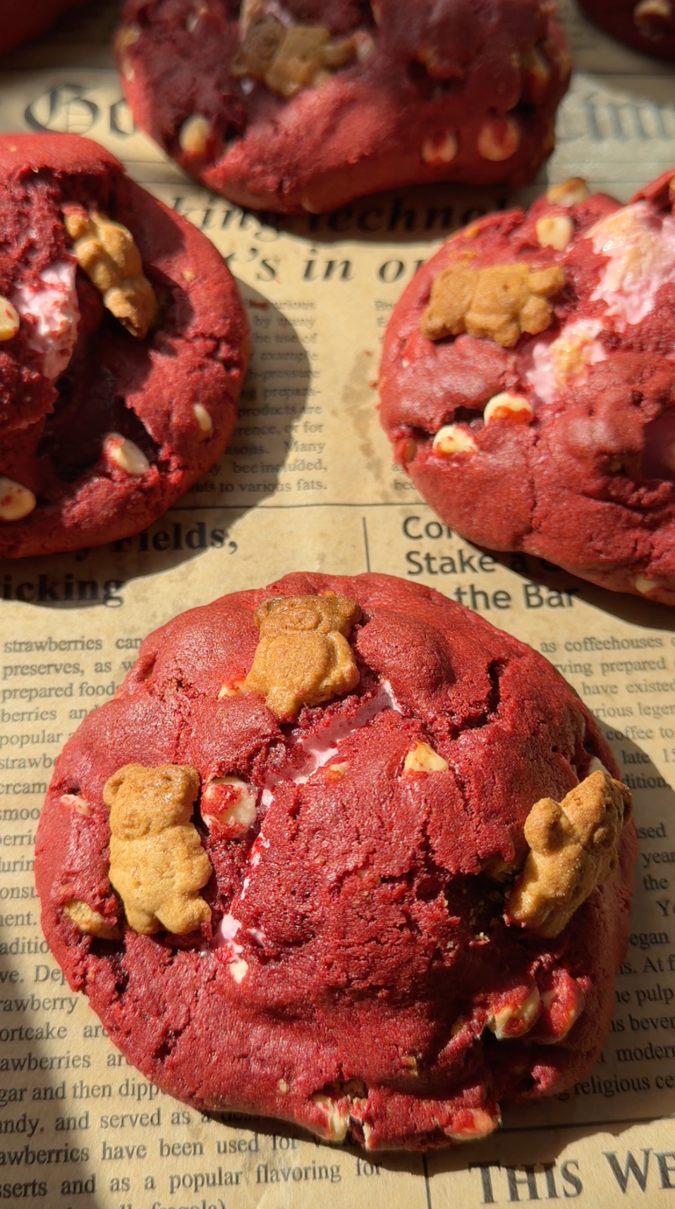 Red Velvet S'mores NYC Cookies Recipe