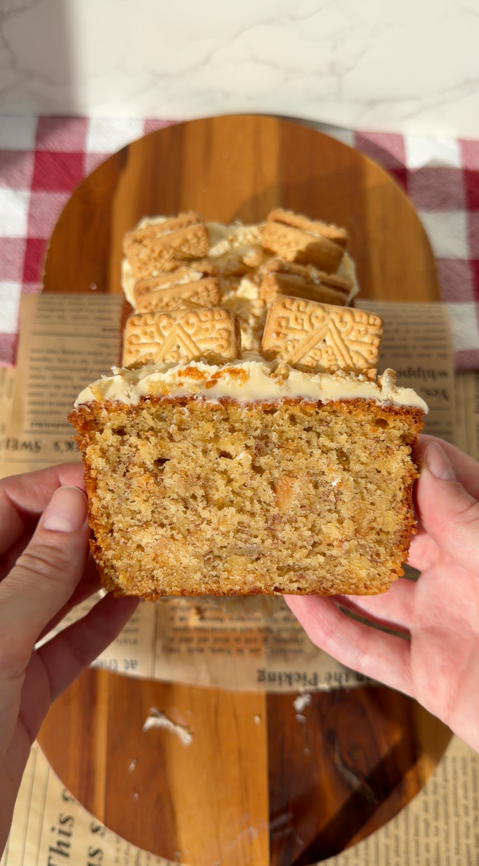 Custard Cream Banana Bread Recipe