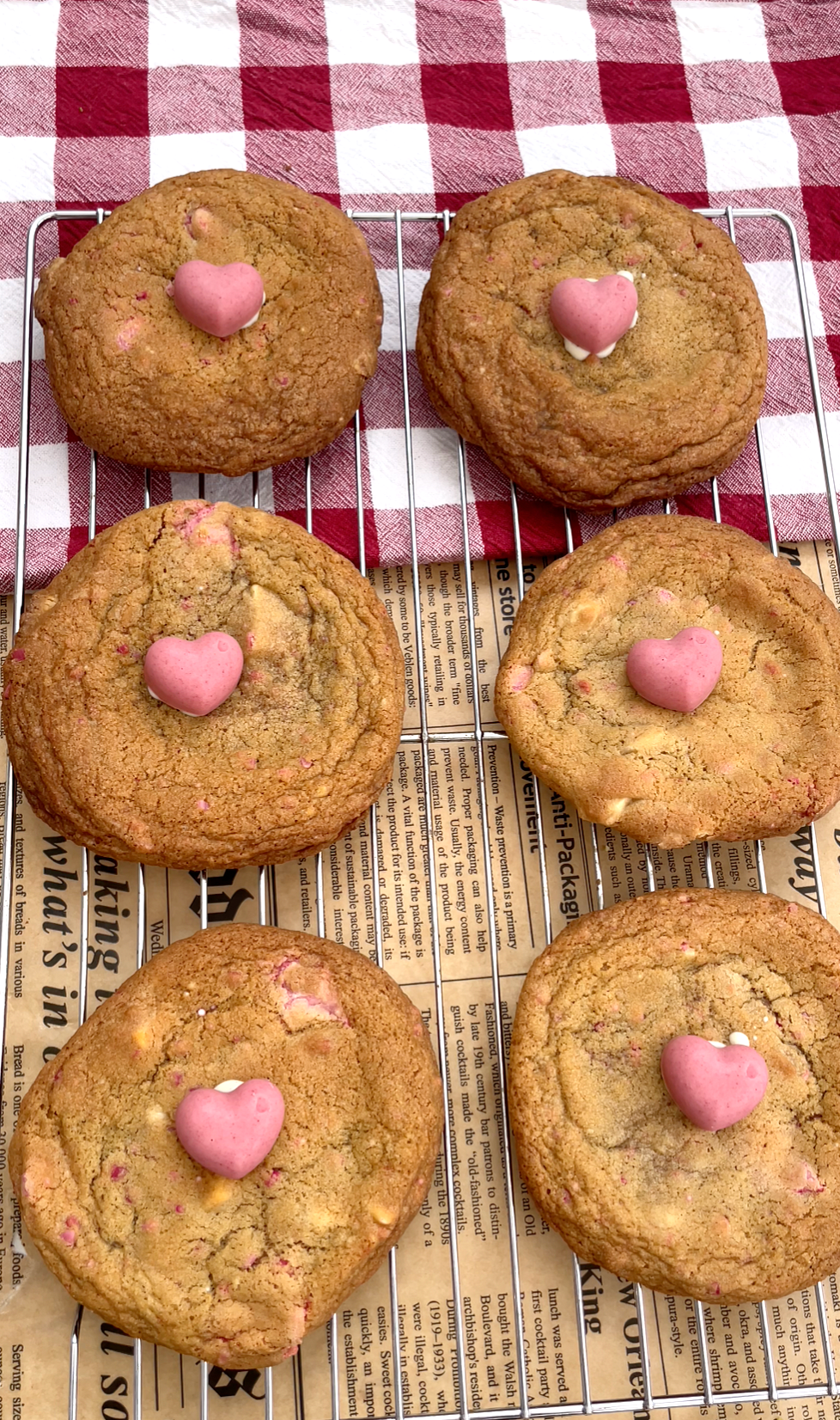 Valentines Chewy Cookies Recipe