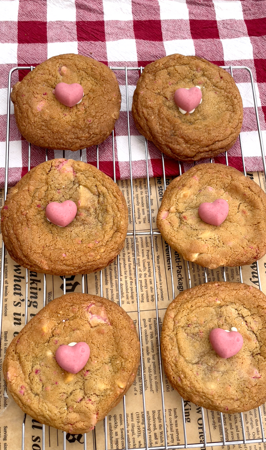 Valentines Chewy Cookies Recipe
