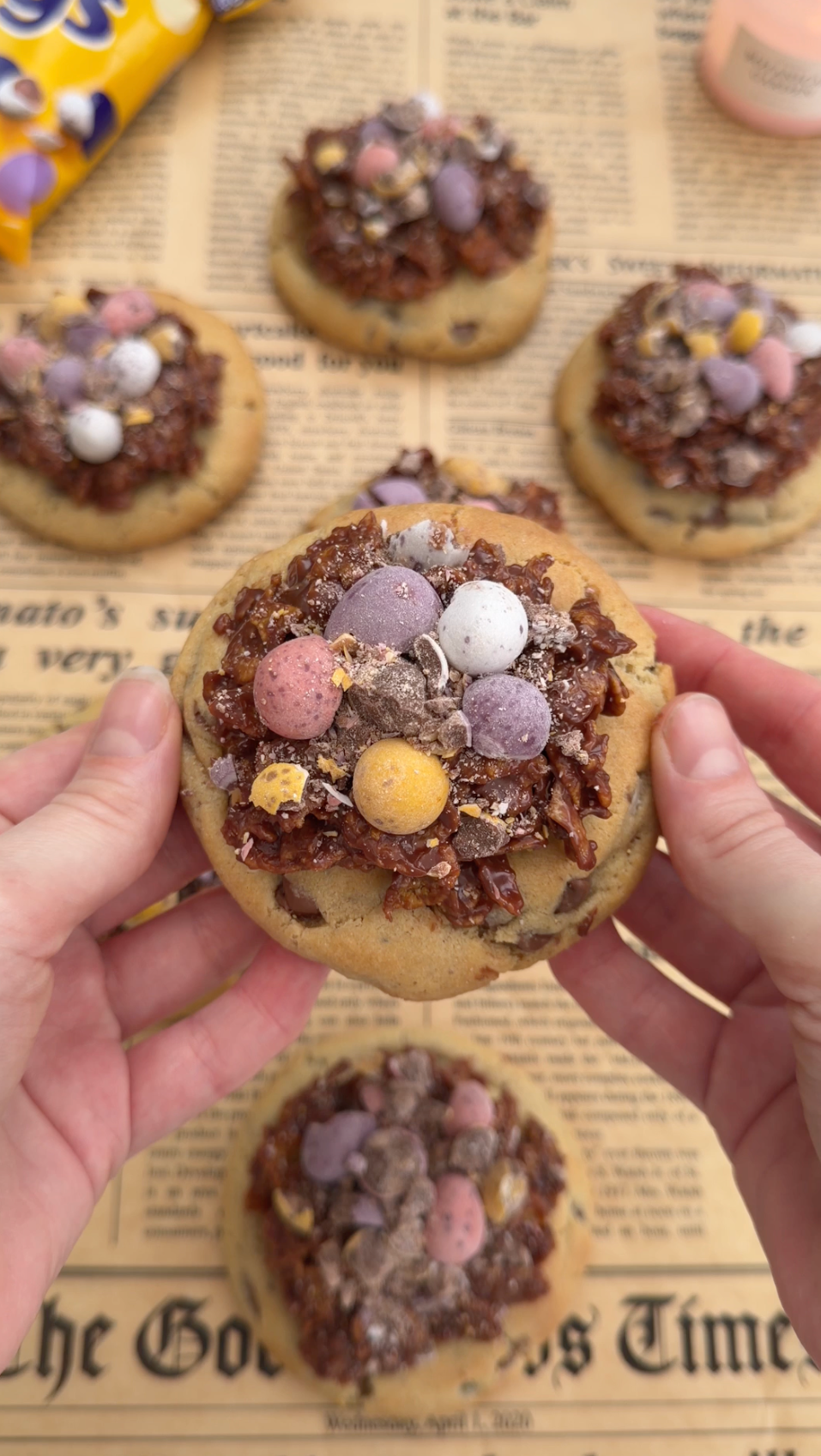 Mini Egg Cornflake NYC Cookies Recipe