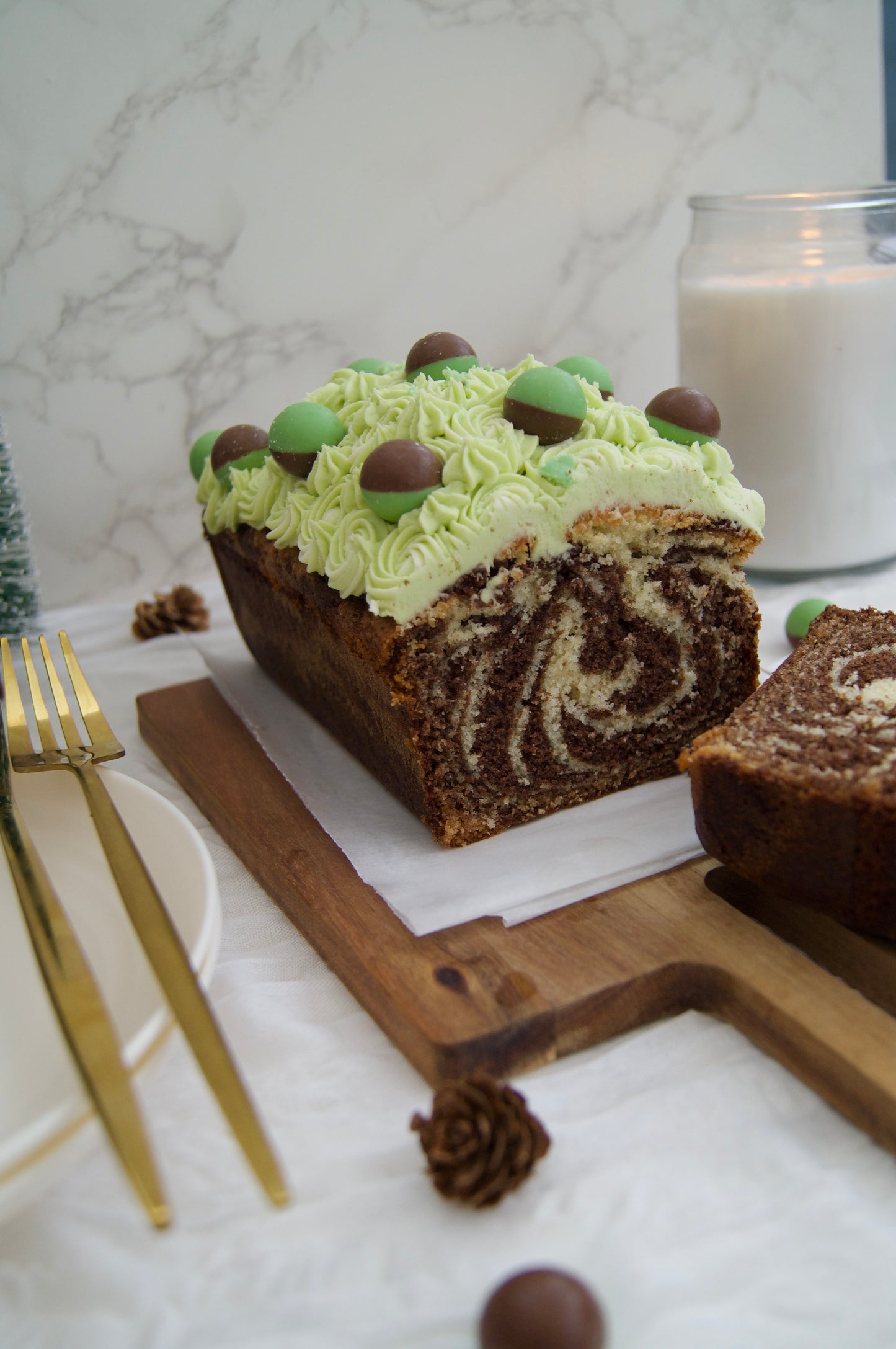 Mint Aero Loaf Cake Recipe